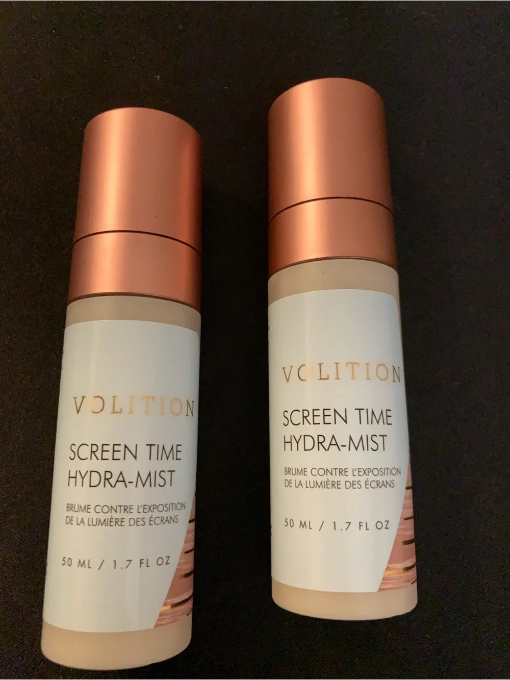 Bundle of 2–Screen Time Hydra-Mist Facial Mist — Rose Gold